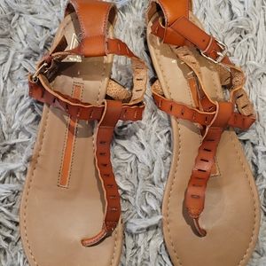 New Direction Leather Sandal